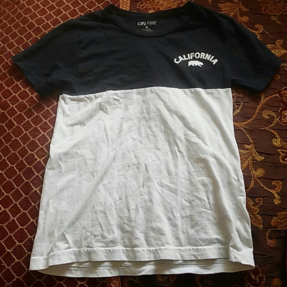 California Dark blue and White shirt